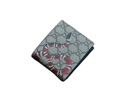 GC 구찌 스네이크 반지갑 브라운  