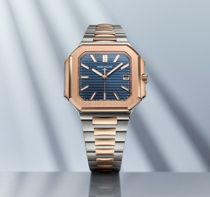 PK 파텍필립 큐비투스 5821/1AR 블루콤비 