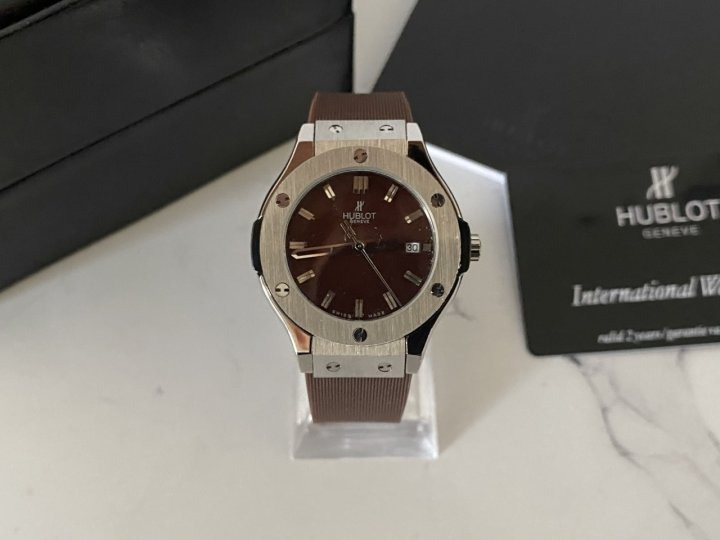 HB 위블로 클래식 퓨전 버건디 