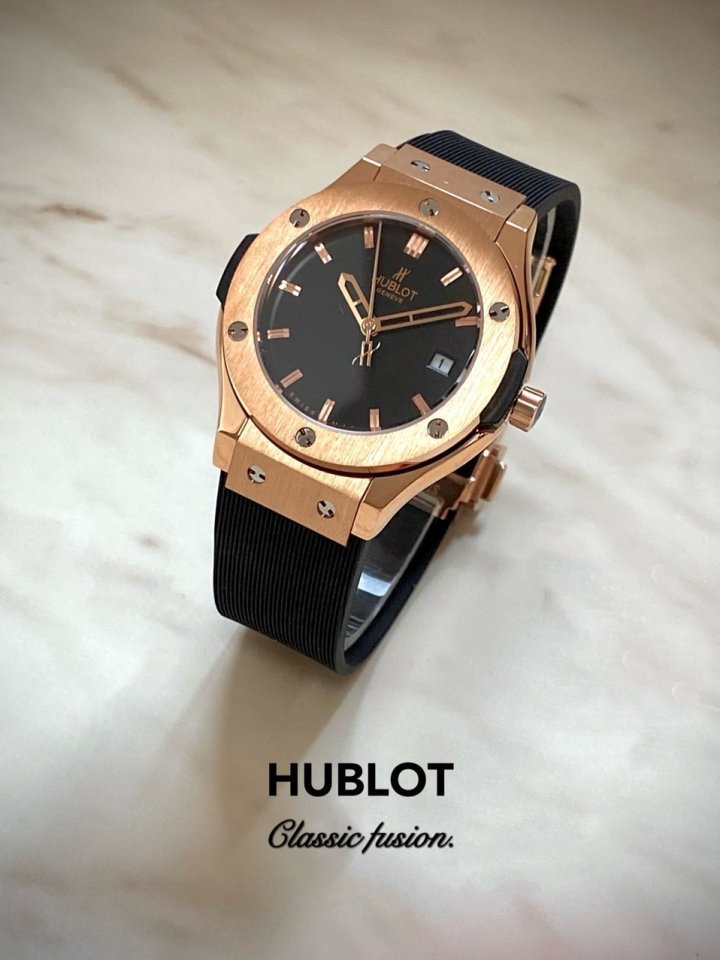 HB 위블로 클래식 퓨전 킹골드 여성용 