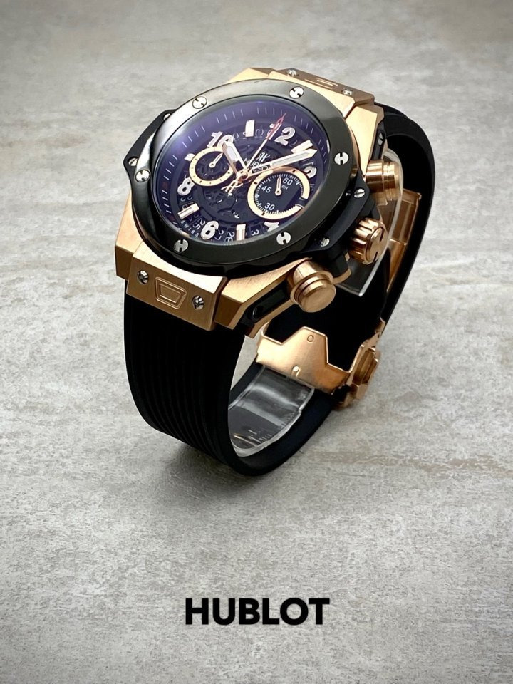 HB 위블로 유니코 킹 골드 블랙 골드  