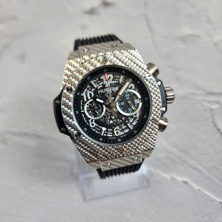 HB 위블로 유니코 킹파워 빅뱅 카본 실버  