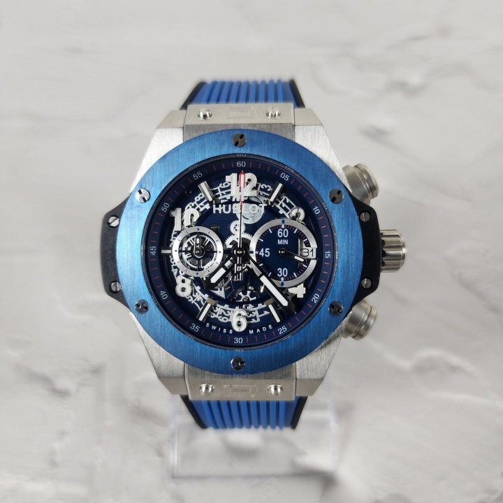 HB 위블로 유니코 빅뱅 티타늄 블루 