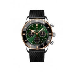 BR 브라이틀링 슈퍼오션 헤리티지 그린콤비  