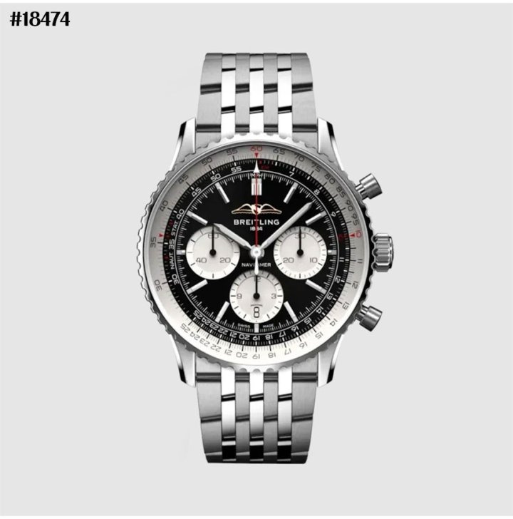 BR 브라이틀링 내비타이머 B01 크로노그래프 메탈 블랙 다이얼 ? 