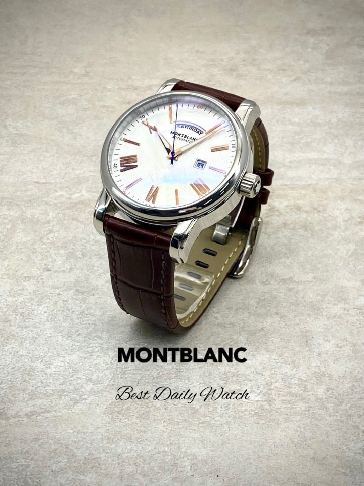 MB 몽블랑 4810 데이데이트 화이트다이얼 