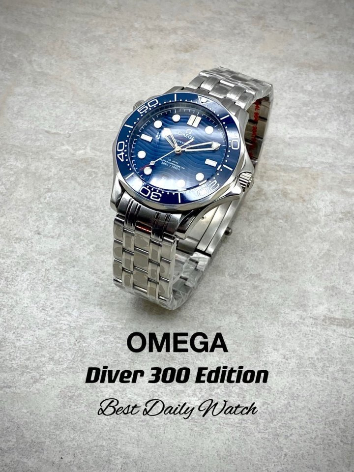 OM 오메가 씨마스터 다이버 300M 블루다이얼 