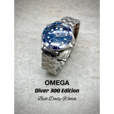 OM 오메가 씨마스터 다이버 300M 블루다이얼 