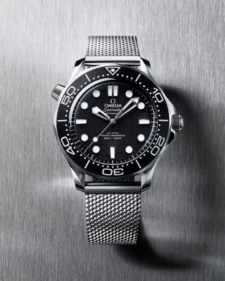 OM 오메가 코액시얼 마스터 다이버300M 블랙 