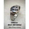 OM 오메가 씨마스터 다이버 300M 블랙다이얼 콤비 