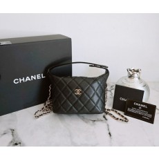 CN 샤넬 [ 고급 ] 25 크루즈 캐비어 스몰 체인 호보백 블랙 1 