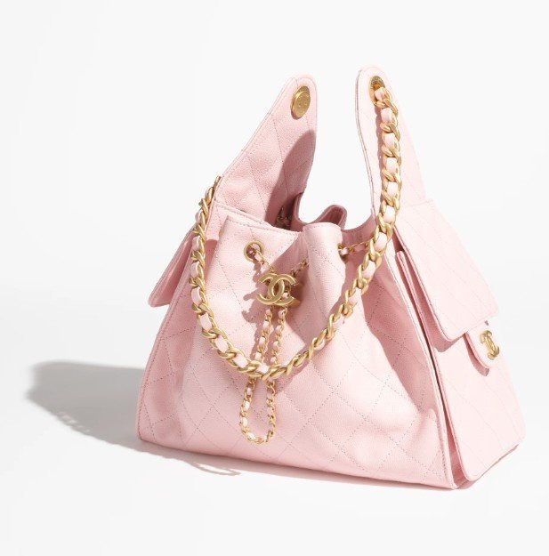 CN 샤넬 25백 뉴 호보백 스몰 시즌백 핑크 캐비어 ✴ 