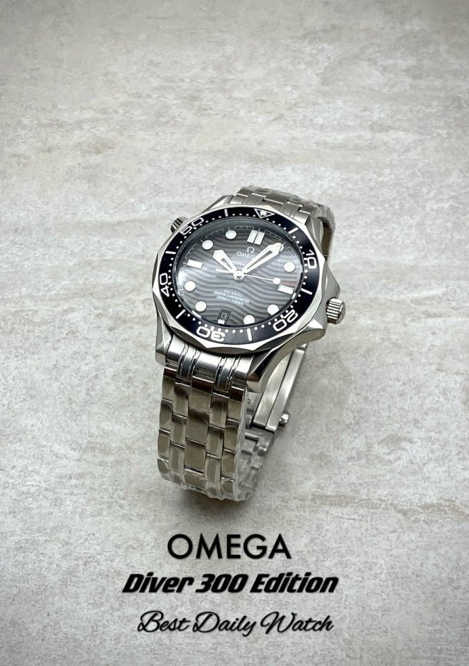OM 오메가 씨마스터 다이버 300M 블랙다이얼 