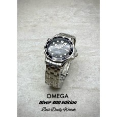 OM 오메가 씨마스터 다이버 300M 블랙다이얼 
