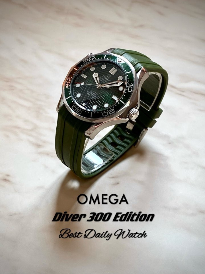 OM 오메가 씨마스터 다이버 300M 그린다이얼 