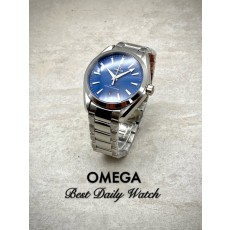 OM 오메가 아쿠아테라 블루다이얼 