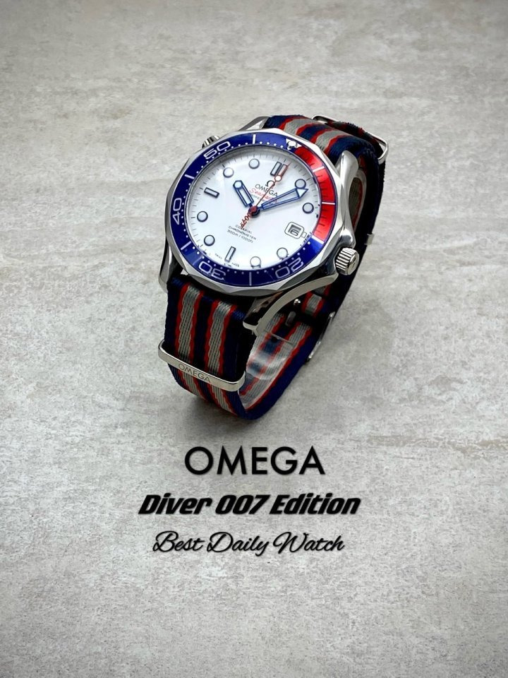 OM 오메가 다이버 300 007 50주년 기념  
