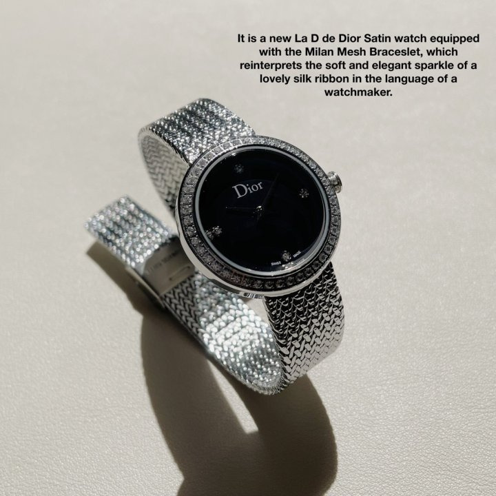 DO 디올 라 디 드 사틴 블랙 자개 다이얼 