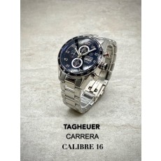 TH 태그호이어 까레라 데이데이트 크로노그래프 블랙다이얼 