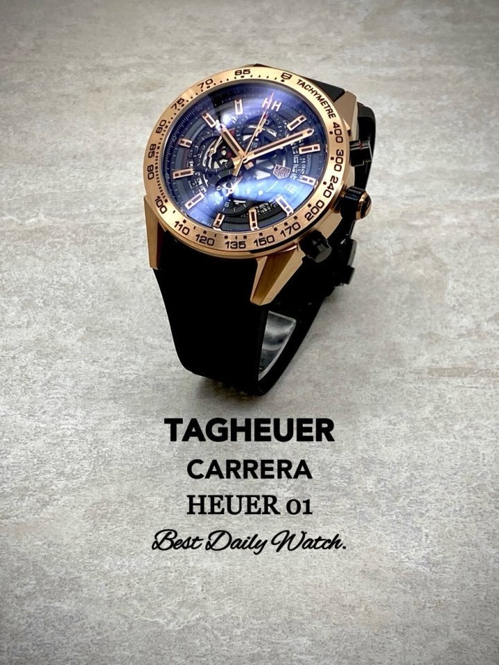 TH 태그호이어 까레라 칼리버 호이어 01 크로노그래프 