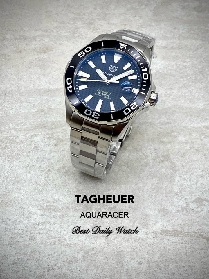 TH 태그호이어 아쿠아레이서 300 블랙다이얼 