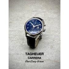 TH 태그호이어 까레라 헤리티지 블루헨즈 블랙다이얼 