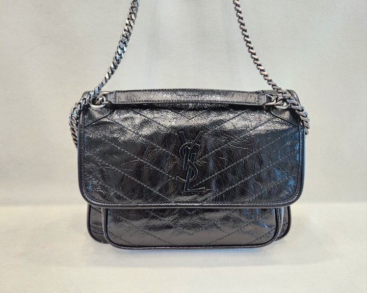 YS 생로랑 [최상급] BLACK 스몰633151, 미듐633158 