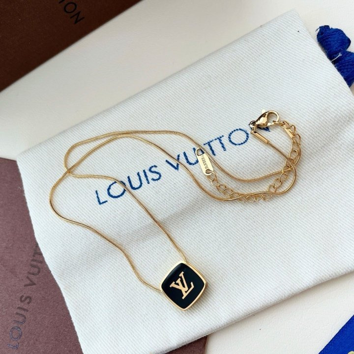 LV 루이비통 사각양면 팬던트 목걸이 