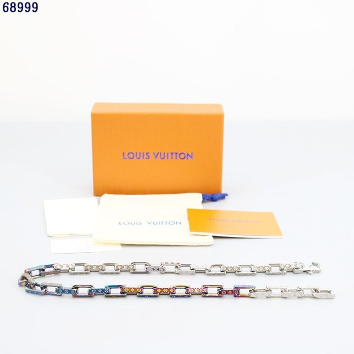 LV 루이비통 68999 버질아블로 모노그램 체인 목걸이