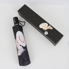 CN 샤넬 C002  로고 3단 자동우산 & 양산 겸용