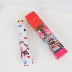 LV 루이비통 비비엔 로고 3단 자동우산 & 양산 겸용