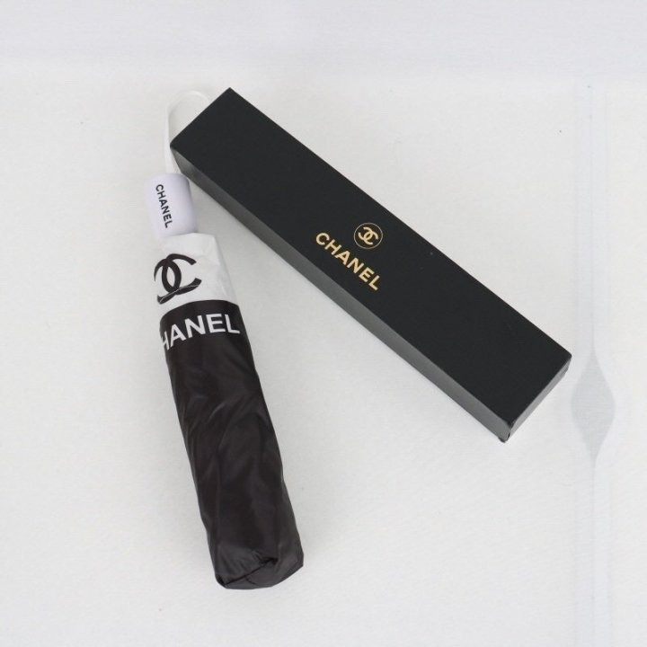 CN 샤넬 스몰 로고 3단 자동우산 & 양산 겸용