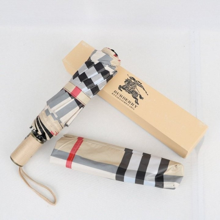 BB 버버리 체크 3단 자동우산 & 양산 겸용