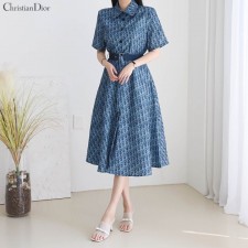 DO 디올 데님 원피스(벨트포함) 