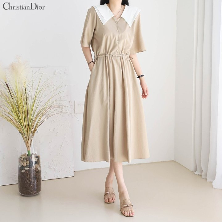 DO 디올 이중카라 원피스 