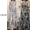 DO 디올 D] 프린팅 홀터넥 원피스 