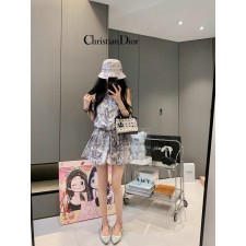 DO 디올 오블리크 하프 민소매 원피스 