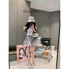 DO 디올 오블리크 하프 민소매 원피스 