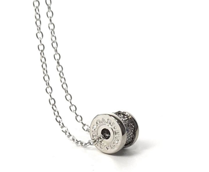 VG 불가리 비제로원 네크리스 미니 파베 목걸이 