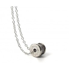 VG 불가리 비제로원 네크리스 미니 파베 목걸이 