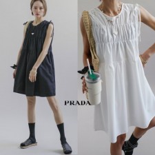 PD 프라다 마르쉘 A라인 원피스