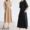 PD 프라다 지퍼후드 원피스 