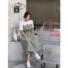 PD 프라다 브이 스트링 원피스 