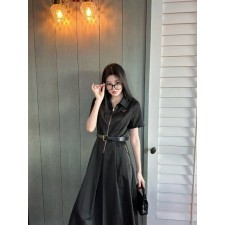 PD 프라다 지퍼 금장원피스(벨트포함) 