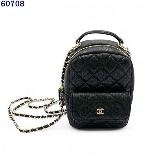 CN 샤넬 25ss 크루즈  캐비어 탑핸들 미니 백팩