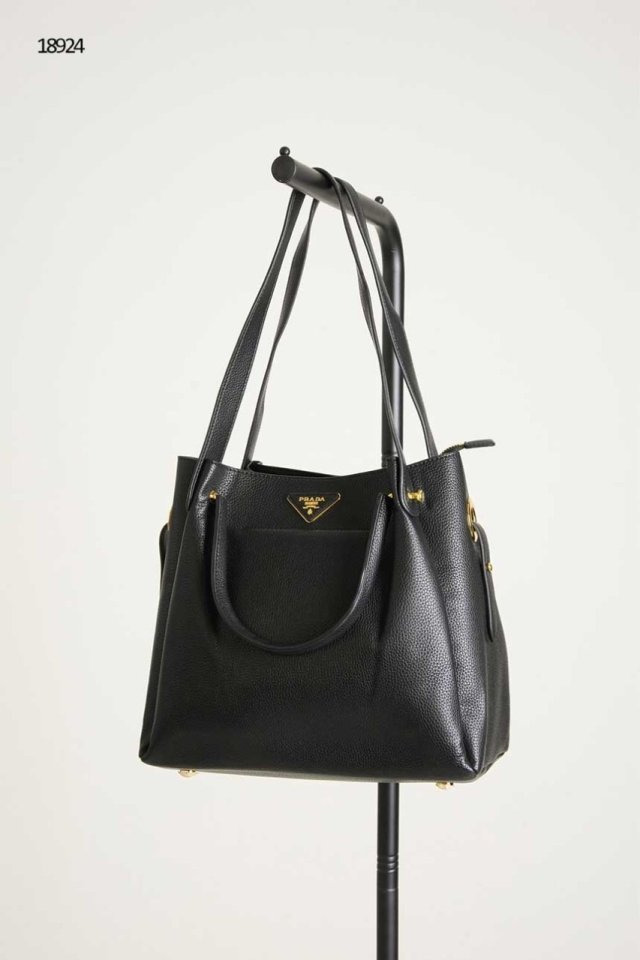 PD 프라다 레더 금장 투웨이 백