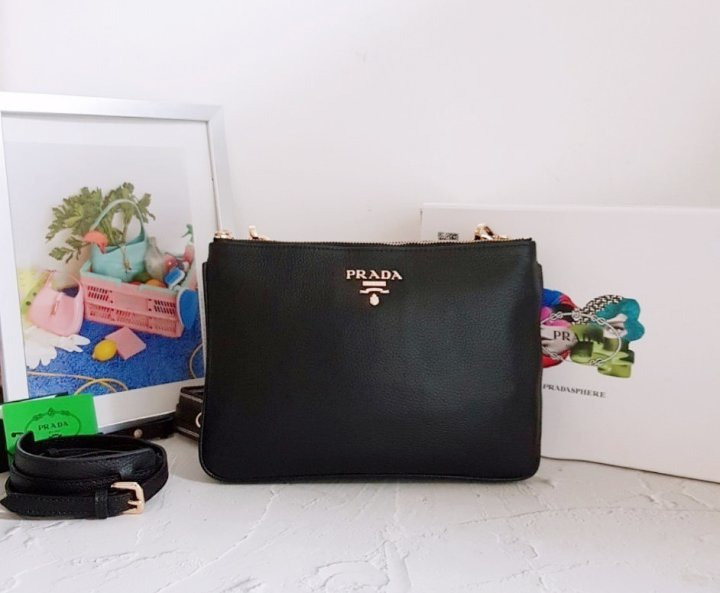 PD 프라다 [ 고급 ] 투웨이 더블지퍼 크로스 1 