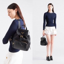 PD 프라다 [ 고급 ] 리나일론 브러쉬드 레더 백팩 2 