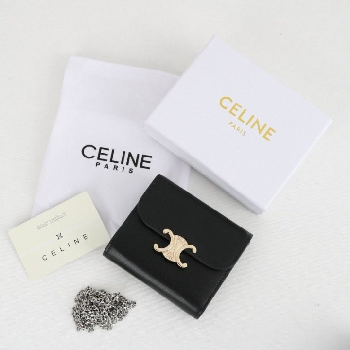 CL 셀린느 10783 트리오페 3단 똑딱이 지갑