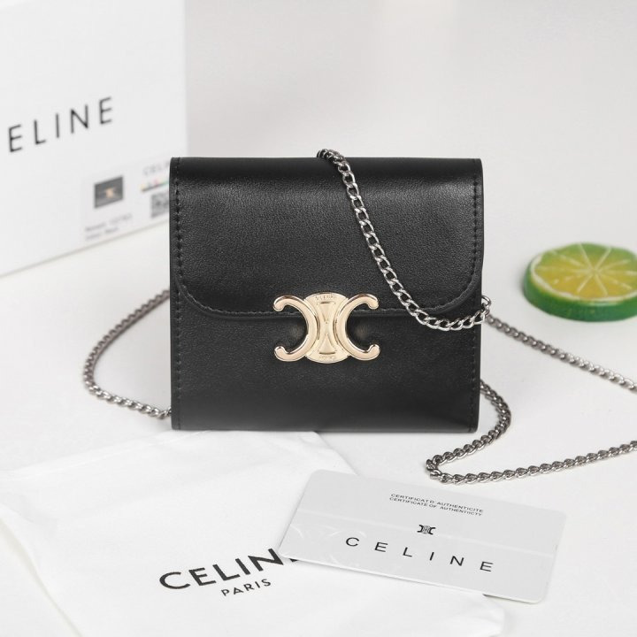 CL 셀린느  3단 반지갑 크로스 